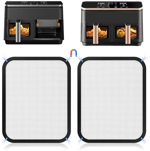 Edelstahl Spritzschutz für Cosori Airfryer 8,5L/ Dual Blaze TwinFry 10L, Feinmaschiger Fettspritzschutz, Heißluftfritteuse Zubehör,Fettspritzschutz für Cosori CAF-R901-AEU 8,5L,Cosori Airfryer Zubehör