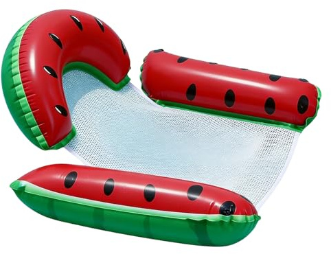 Naqqios Aufblasbarer Pool-Schwimmkörper – 28 X 24 X 2 cm Große Wasserliegen Im -Design, Aufblasbare Wasserliege, Liege Für Außenpools, See-Schwimmer, Aufblasbare Pools Für -Sonnenbaden, G