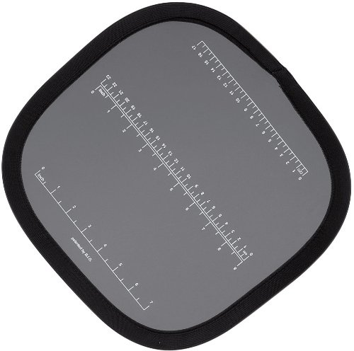 Helios Falt-Graukarte mit cm-Einteilung 30 cm