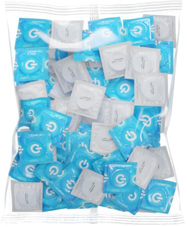 ON Clinic - 100 preservativi non lubrificati, a secco, senza punta del serbatoio, per maggiore varietà