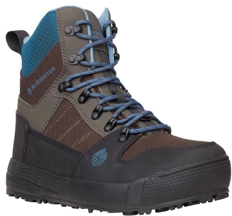 Redington Aurora Wading Boots for Women - Sticky Rubber Sole Designed for Fly Fishing - Quick Drying and Abrasion Resistant - Acorn - Size 7