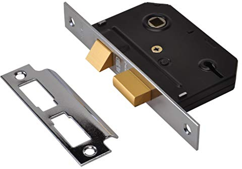 UNION UNNYESSLCH25 Mortice Sashlocks-3 Lever, Chrome