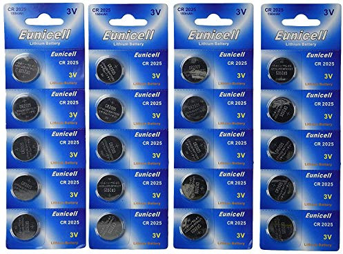 20 x CR2025 BR2025 DL2025 KCR2025 Lithium Coin Cell Batteries for Samsung 3D Glasses