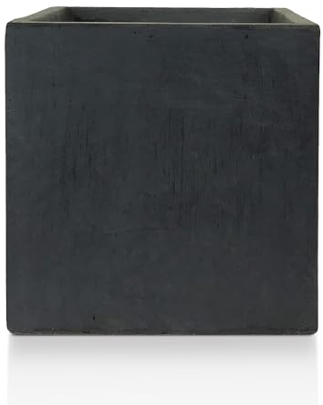 IDEALIST Plant Pots 40cm Plant Pot, Slate Reinforced Stone Planter, 65L