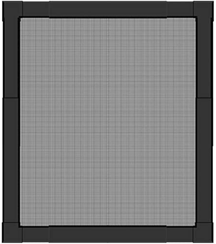 Schellenberg 70083 Insektenschutz-Fenster Telescope bis 100 x 120 cm Fliegengitter für Fenster