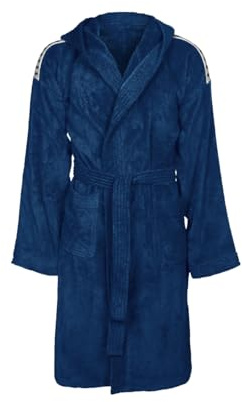arena Soft Robe Core, badrock av bomull för kvinnor och män, unisex badrock av frotté med huva och fickor, bekväm och lätt
