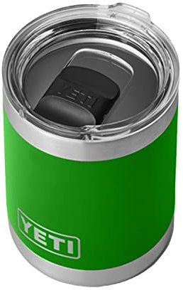 Yeti YETI Rambler 10 oz Lowball, Vacuum Insulated, Stainless Steel with MagSlider Lid, Canopy Green