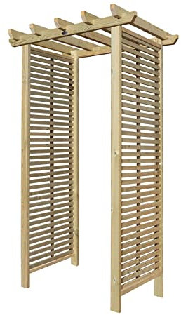 Premier Arch H:7ft (210cm) x W.4ft (120cm) Garden Walkway Archway Tuscany Plant Decorative Plant Climber Sides