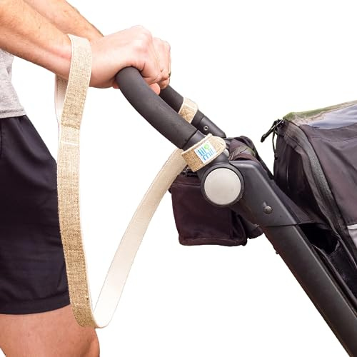 Lil & Mil Kinderwagen-Schoner – Sicherheitsleine für Kinderwagen, sichere Verbindung, perfekt für Joggen und hügelige Spaziergänge, universelle Passform, langlebig und bequem – verbessern Sie Ihre
