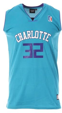 Sport Zone Charlotte 32 Basketball-Trikot, Blau, Herren