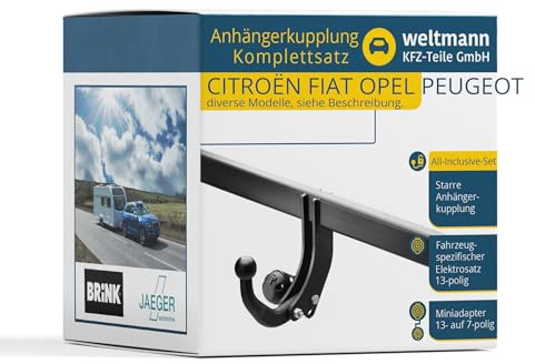 JAEGER 42500304 Anhängerkupplung Freischaltung nicht erforderlich Kompatibel mit OPEL Movano C Kastenwagen U9