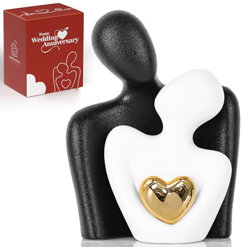 Statua mini coppia, supporto TV, articoli decorativi per soggiorno e camera da letto, scultura astratta, decorazione della casa, amore, regali romantici