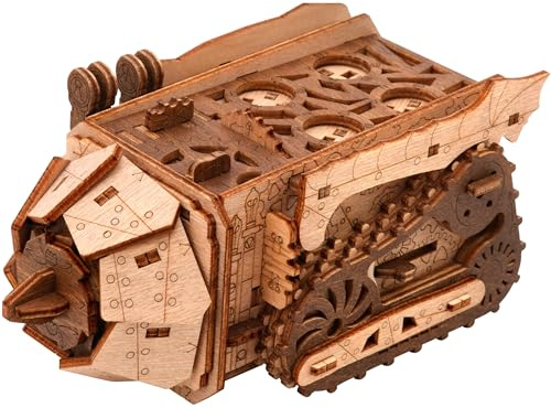 ESC WELT Space Rover Puzzle Box - Escape Room in einer Box - Weltraum-Themen-Gehirntrainer - 3D Puzzle-Spiel für Erwachsene & Kinder - Einzigartige Holz-Puzzle-Box - Ideal für Familienspaß und Geschen