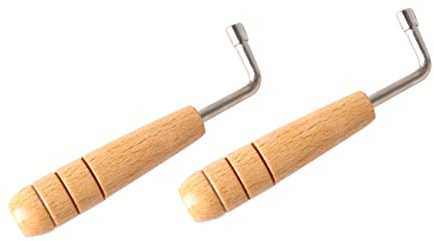 Vaguelly 4 Stück Leierschlüssel Leier Harfenschlüssel Werkzeug Stimmschlüssel Ton Stimmschlüssel Professioneller Instrumentenschlüssel Zithern Stimmstift Einstellschlüssel Leier