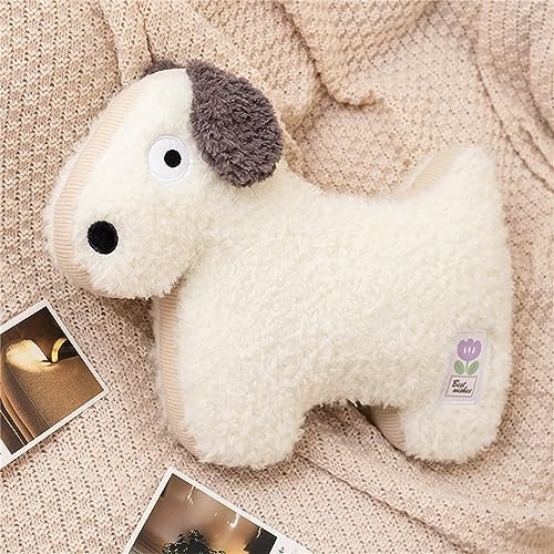 champracer Kinder Kuschelkissen 45 cm Plüschtier Tiere Kuscheltier Kissen Welpe Kaninchen Elefanten Dekokissen Wurfkissen Kinder, Sitzkissen für Kinderzimmer Sofa Dekoration (Welpe)