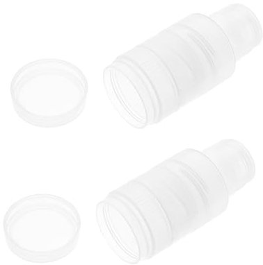 Angoily 2pcs Plastic Bottle Lid Replacement Screw Breakaway Lid for Water Bottle Honey Jar Plastic Pots Spice Pots Storage Easy to Clean Reusable Cap