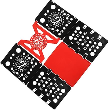 Amosfun Kleiderfaltbrett T-Shirt Faltbrett Faltbares Kleider Organizer Platzsparend für Zuhause Geeignet für T-Shirts Hemden und Hosen