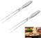 2 Pcs Carving Fork, Stainless Steel Meat Fork, Durable and Heavy Duty Meat Forks Carving for Kitchen, BBQ, Turkey, Roast