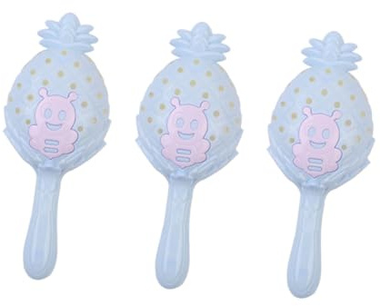 MUSISALY Sonajeros para Bebés Forma Adorable, Livianos Plástico, Pack de 3 Piezas Ideales para Jugar y Colgar Cuna Diversión Color Aleatorio