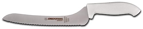 Dexter Russell SG163-9SC, Offset Bread Knife, 9, Scalloped Edge