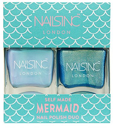 Nails Inc Nail Polish Duo, Self Made Mermaid, 2 X 14 ml
