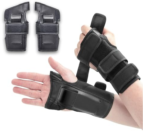 Elos Wrist Guards for Adults & Kids, Comfy & Breathable Protective Gear for Skateboarding, Snowboard, Rollerblading & Skating – Ideal Stocking Stuffer (Wrist Guards, Medium)