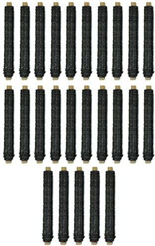 Novatool 25x Wickeldraht I geglüht I 0,65 mm I Draht zum Basteln I Basteldraht Floristendraht Blumendraht Bindedraht Biegedraht drehbinder rostfrei strohblumennadeln