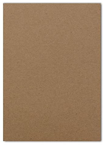 50 Blatt DIN A5 Papier - Braun - 120 gr - 14,8 x 21 cm - Bastelbogen Tonpapier Bastelpapier Briefbogen - FarbenFroh by GUSTAV NEUSER