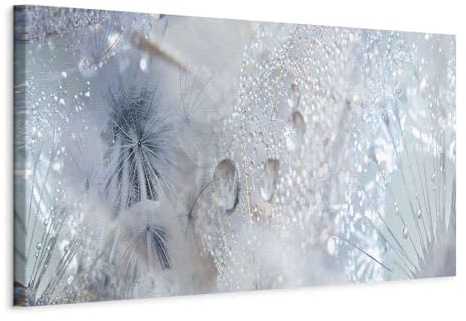 murando - Wandbilder XXL Pusteblume 150x50 cm 1 tlg - Wand Deko Vlies Leinwand Bilder Groß Wanddeko Wohnzimmer Schlafzimmer Kunstdrucke Blumen Löwenzahn Natur Vintage b-C-10108-b-a