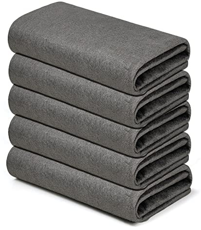 KTT Microfiber Cleaning Cloth,Reusable Thickened Magic Cleaning Cloth.Lint Free Cloth for Home,Window,Mirror Glass and Cars.(12 x 16,5 Pack)