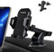 Handyhalterung Auto lüftung saugnapf Auto zubehör Innenraum Handy iPhone Smartphone navi Handy Halterung Auto Mobile Phone Holder car Mount handyhalter Auto Spiegel Auto handyhalterung (Schwarz)