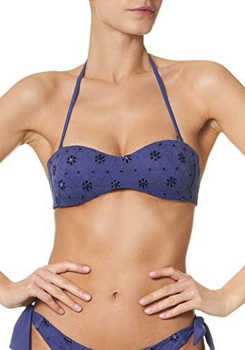 goldenpoint Bikini Damen Badeanzug Bandeau-BH Sangallo, Parte Superiore del Bikini,