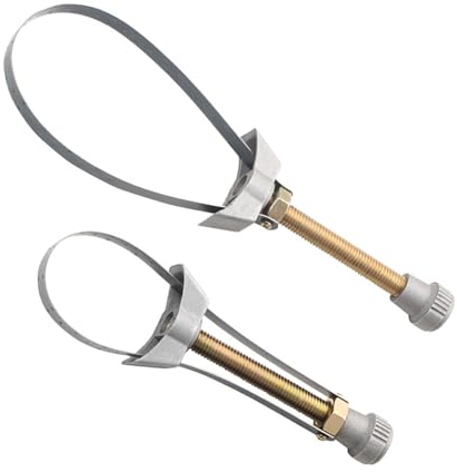 WADY Chiave Per Filtro Olio, Chiave Per Cinghia Di Rimozione Del Filtro Dell'olio, Chiave per filtri dell'olio con fascia in acciaio Campo di serraggio Ø 60-120mm, Chiave Smontaggio Filtri Olio Auto