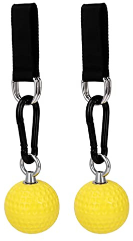 UPQRSG Pull Up Ballgriff, Kletter Pull Up Pinch Ball Haltegriffe mit Riemen, rutschfeste Handgriffe, Krafttrainer, Langlebige Handgriff Trainingsbälle für Bouldern, Klimmzüge, Kettlebells