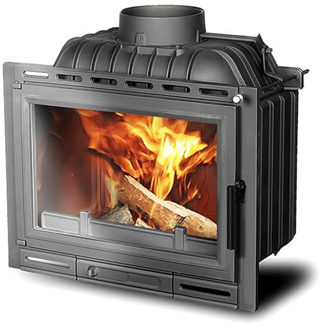 OutInFire Inserto para chimenea de leña de hierro fundido - W13A (11,5 kW) ECO