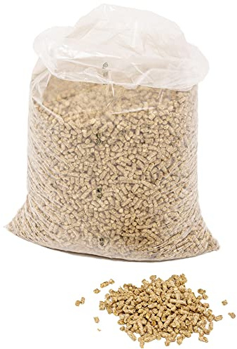Jumbogras® Einstreu-Pellets aus Miscanthus|Elefantengras als Groß-Tier & Pferdeeinstreu, statt Stroh u. Sägespäne, für saubere Boxen|Stall|Paddock (Einstreu Pellets 10 x 15 kg)