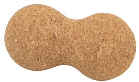 Kork Massageball Kompakt, für Rücken, Taille und Nacken | Yoga Massageball aus Kork, Einzigartige Form, Wiederverwendbar, Leicht zu Tragen, für Massage und Yoga
