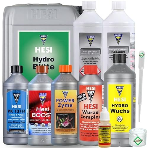 Weedness Hesi Hydro Dünger Starter Set Profi - Grow Kit Naturdünger Anbau Indoor Outdoor