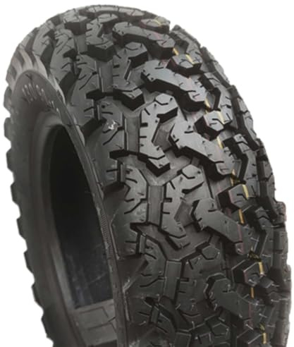 YUMEIGE Pneumatici off-Road Block 130/90-10 Pneumatici Anteriori e Posteriori 130/90/10 Tubeless for Moto a Due Ruote 6 PR (Battistrada a Osso)