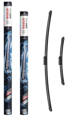 Bosch Aerotwin Aerotwin eA 404 S Front-Scheibenwischer - Set mit 2 Ersatz-Scheibenwischern und vormontiertem Multi-Clip-Adapter - 2 Wischblätter, 700 mm und 340 mm - in platzsparender Verpackung
