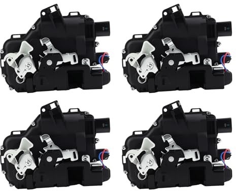 maXpeedingrods Türschloss Set vorne hinten links rechts mit Zentralverriegelung für VW Bora für Golf IV Passat für Seat Leon Toledo für Skoda Octavia I 1996-2010 3B4839016A 5Z1837015F 6X1837015Q