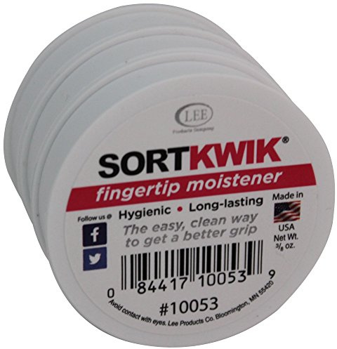 Lee Sort kwik Finger Tip Moistener (Pack of 3)