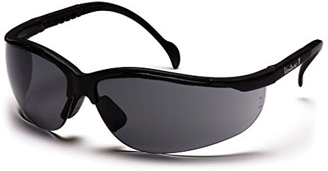 (12 Pair) Pyramex Venture II Glasses Black Frame/Gray Anti-Fog Lens (SB1820ST)