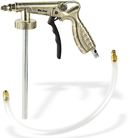 Druckluft - Saugbecherpistole Druckbecherpistole Hohlraumpistole Sprühpistole Pistole für Hohlraumversiegelung Unterbodenschutz