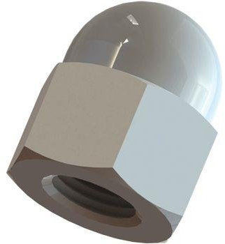 Kunststoff Hutmutter M12 DIN EN 34814 1587 10 Stück