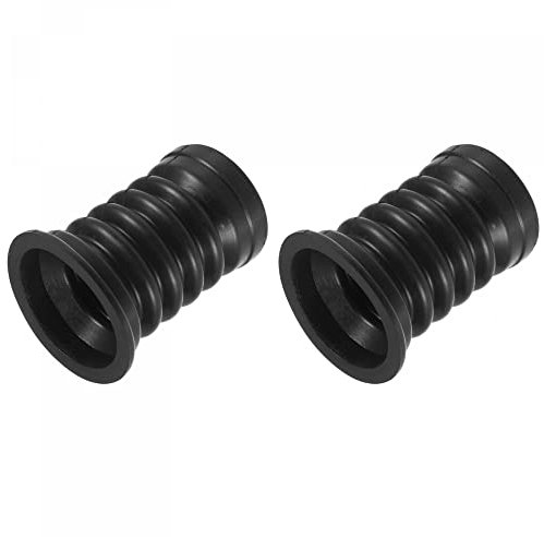 sourcing map Lavadora Máquina Desagüe Tubería Sello Silicona Sellado Tapón Anillo para Baño, Cocina, Lavandería Cuarto, 59mm, Negro Paquete de 2