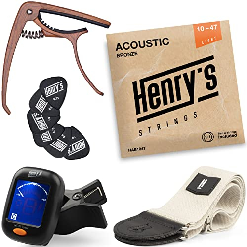 Western Gitarren Zubehör Gitarrenzubehör - Stimmgerät Gitarre Tuner - Kapodaster Gitarre Capo - Gitarrengurt Gitarrenband - Gitarrensaiten Westerngitarre - Gitarren Plektrum - Guitar Accessories