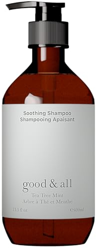 Good&All Shampoo Anti Prurito per Cuoio Capelluto Secco e Sensible con Tea Tree Menta - senza Solfati, Siliconi, Parabeni, Profumo - 400ml