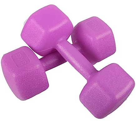 Kurzhanteln Hanteln 1 Paar Hantel Damen Fitness Heim Yoga Gewichtsverlust Übung Sechseckige Hantel Heimfitnessgeräte Hanteln Hantel Workout (Color : Pink, Size : 4kg (2kg*2))