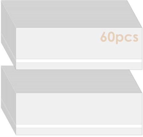 WD&CD Fenster Fliegenfalle, 60 Stück Fliegenköder für Fenster Effektive Fliegen Klebefalle für den Innenbereich, Geruchlose Fliegen Fallen zum Fangen von Fliegen und Fruchtfliegen, Fly Trap